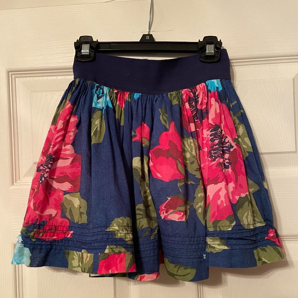 Abercrombie kids skirt medium size floral pattern